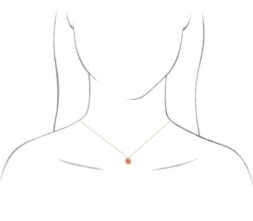 14K White 5 mm Round Geometric Slide Pendant Mounting (3)