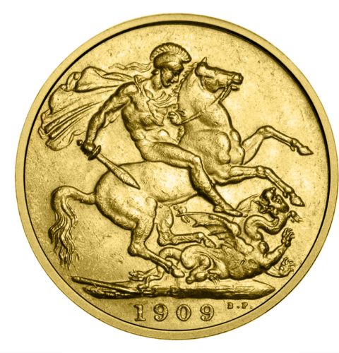 Sovereign Edward VII Great Britain Gold coin (2)