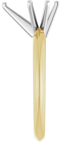 Sužadėtuvių Žiedas „Lightweight Solitaire“ 585 Baltojo Ir Geltonojo Aukso Pear Shape 9mm x 5.5mm (4)