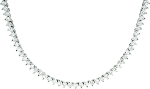 Tennis-style chain with diamonds (1)