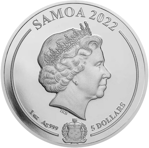 1 oz Бъгс Бъни 2022 Самоа 5 долара сребърна монета (2)
