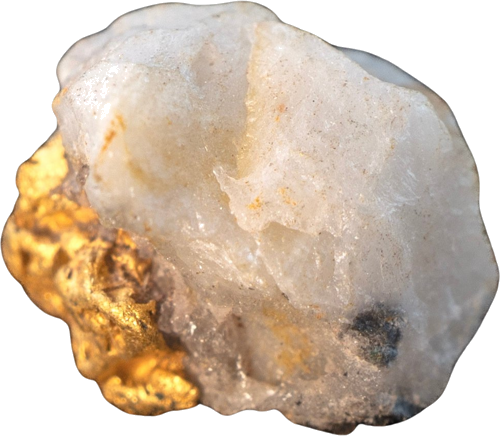 Natural Gold in White Quartz Matrix – 0.40 g (Kalgoorlie) (2)