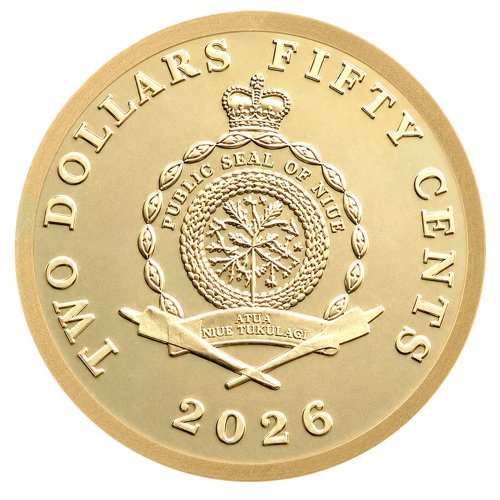 2026 Niue Jesus Christ $2.5 Gold Coin with Pendant (2)