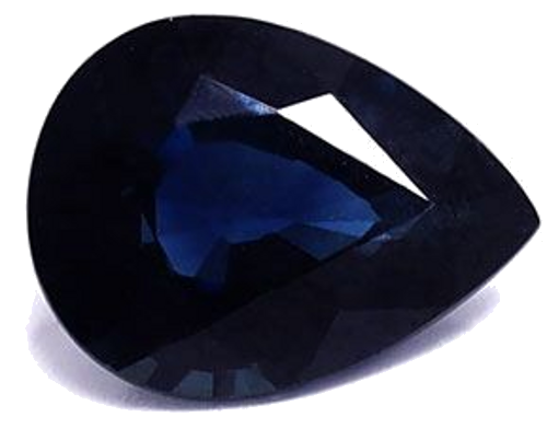 1.4 carat BLUE Pear Safyras (1)