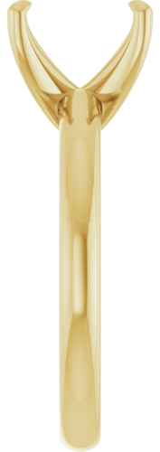 Sužadėtuvių Žiedas „Solitaire“ 585 Geltonojo Aukso Emerald 8mm x 6mm (4)