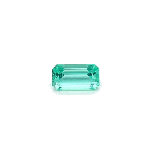 0.62 carat GREEN STEP cut Octagonal Smaragdas (1)