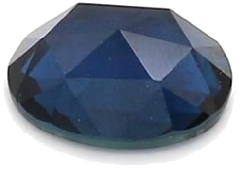 0.66 carat BLUE FANCY cut Oval Safyras (1)