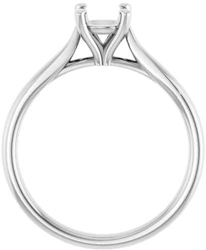 Sužadėtuvių Žiedas „Solitaire“ 950 Platinos Round 5.8mm (2)