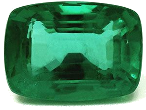 3.87 carat GREEN Cushion Smaragdas (1)