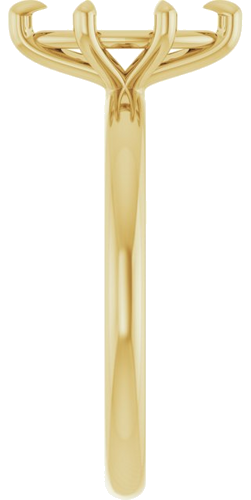 Sužadėtuvių Žiedas „Solitaire“ 585 Geltonojo Aukso Marquise 10mm x 5mm (4)