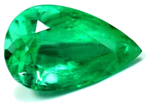 4.75 carat GREEN Pear Smaragdas (1)