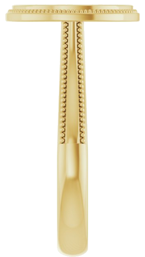 Sužadėtuvių Žiedas „Solitaire“ 585 Geltonojo Aukso Oval 11mm x 9mm (4)