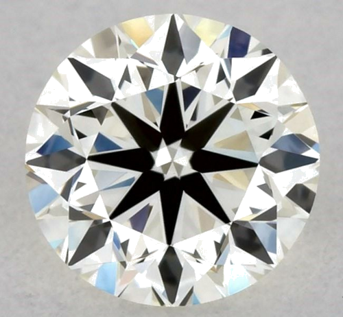 0.45 carat K-VVS2 Very Good cut Natūralus Round Deimantas (1)
