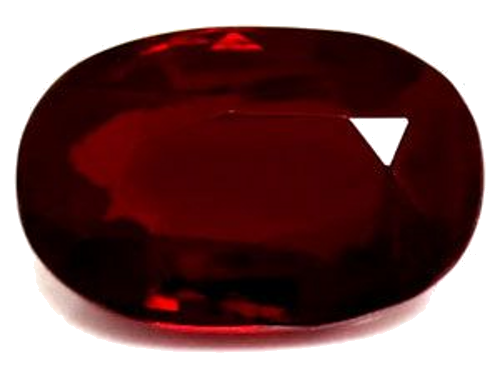 1.02 carat RED Oval Rubinas (1)