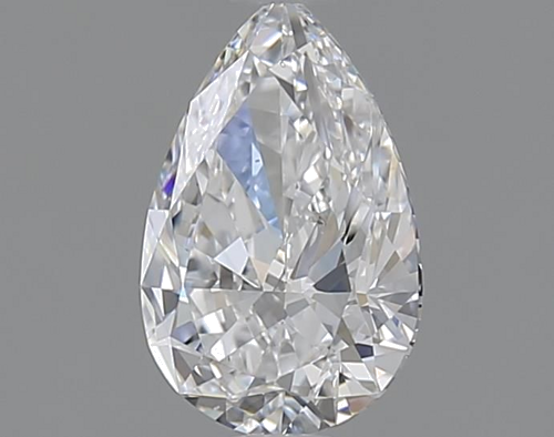 1.0 carat D-SI1 Natūralus Pear Deimantas (1)