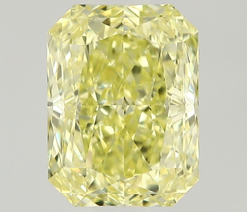 0.61 carat Fancy Yellow-IF Natūralus Radiant Deimantas (1)