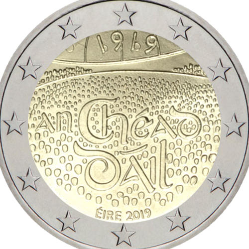 2019 Airija Parlamento 100-metis 2 eurų moneta (2)