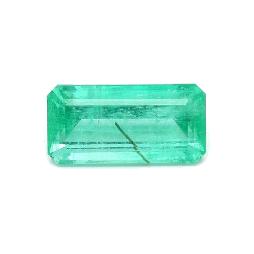 6.38 carat GREEN STEP cut Octagonal Smaragdas (1)