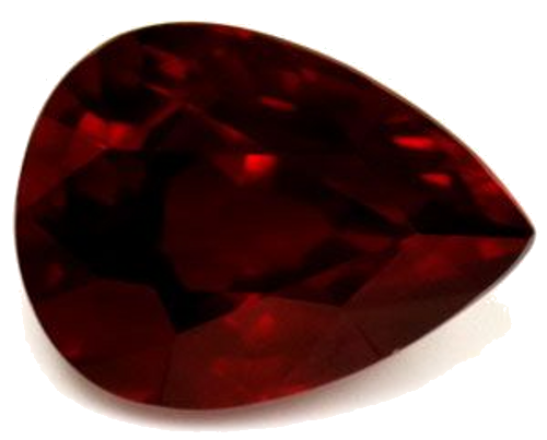 1.54 carat RED Pear Rubinas (1)