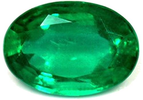 1.54 carat GREEN Oval Smaragdas (1)