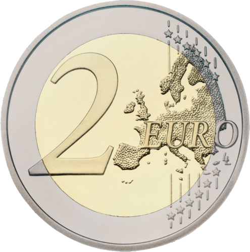 2023 Ирландия 50 лет в ЕС монета 2 евро (2)