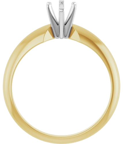 Sužadėtuvių Žiedas „Heavy Solitaire“ 585 Baltojo Ir Geltonojo Aukso Marquise 8.5mm x 4.5mm (2)