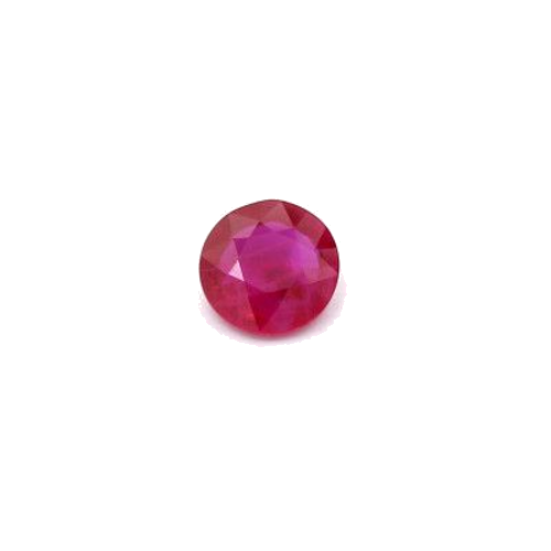 0.66 carat RED BRILLIANTSTEP cut Round Rubinas (1)