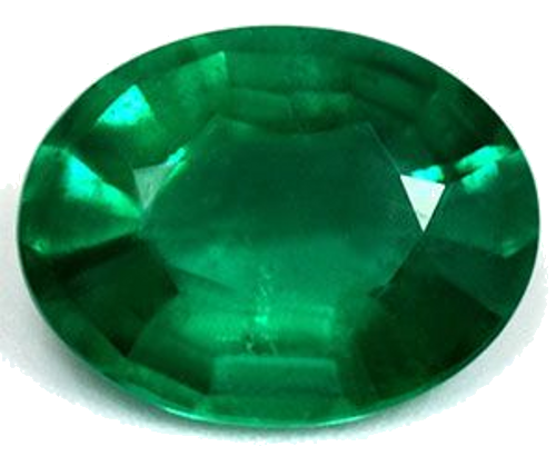 1.13 carat GREEN Oval Smaragdas (1)