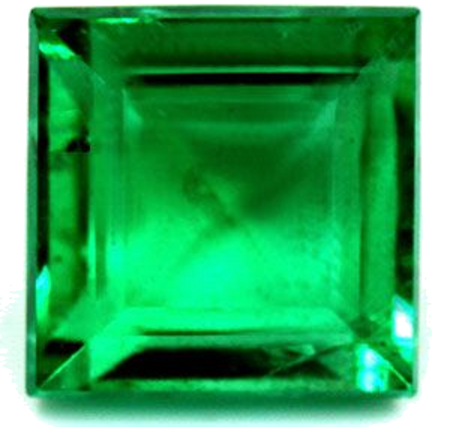 1.96 carat GREEN Square Smaragdas (1)