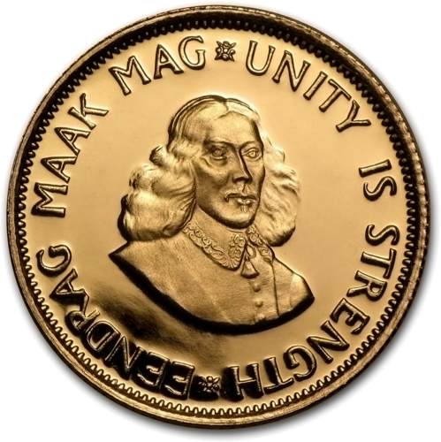 2 ранда Южная Африка 1961-1980 золотая монета (2)