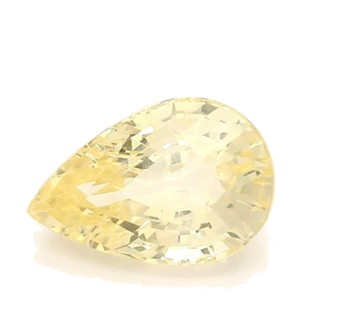 3.0 carat YELLOW MODIFIEDBRILLIANTSTEP cut Pear Safyras (1)