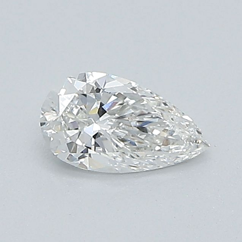 0.3 carat G-VS2 Natūralus Pear Deimantas (1)
