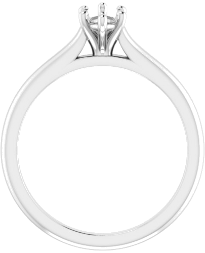 Sužadėtuvių Žiedas „Solitaire“ 585 Baltojo Aukso Marquise 8mm x 4mm (2)