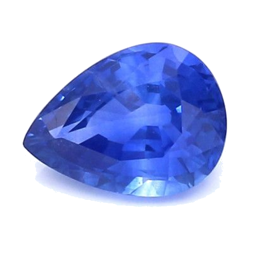 1.38 carat BLUE MODIFIEDBRILLIANTSTEP cut Pear Safyras (1)