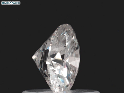 0.71 carat F-SI1 Very Good cut Natūralus Round Deimantas (1)