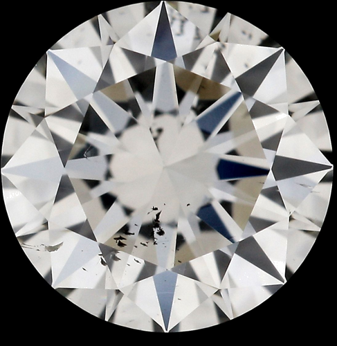 1.0 carat G-SI1 Very Good cut Natūralus Round Deimantas (1)