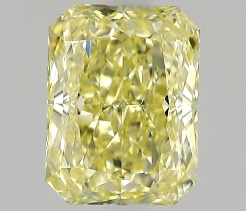 0.53 carat Fancy Yellow-VVS1 Natūralus Radiant Deimantas (1)