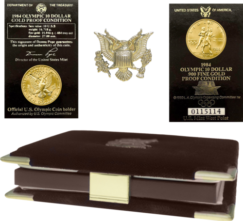 1984 США Олимпийские игры 10 долларов золотая монета (1)