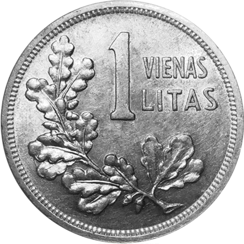 1925 Lietuvas 1 lita sudraba monēta (1)