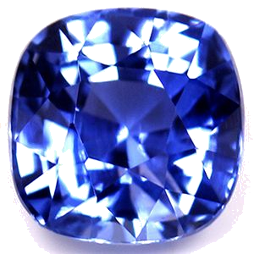 1.24 carat BLUE Cushion Safyras (1)
