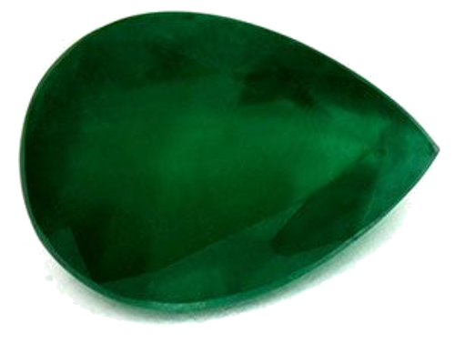 2.47 carat GREEN Pear Smaragdas (1)