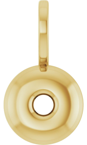 Pakabukas „Accented Charm“ 585 Geltonojo Aukso Round 2.5mm (1)