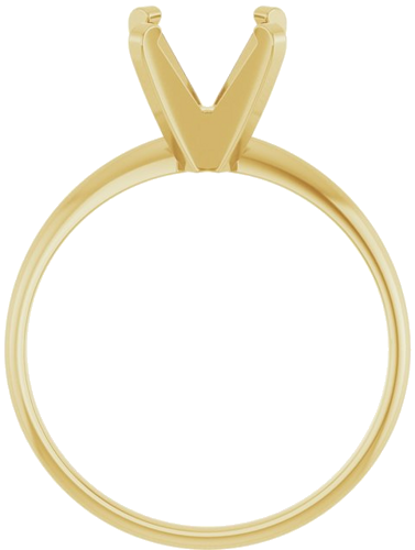 Sužadėtuvių Žiedas „Solitaire“ 585 Geltonojo Aukso Round 8mm (2)