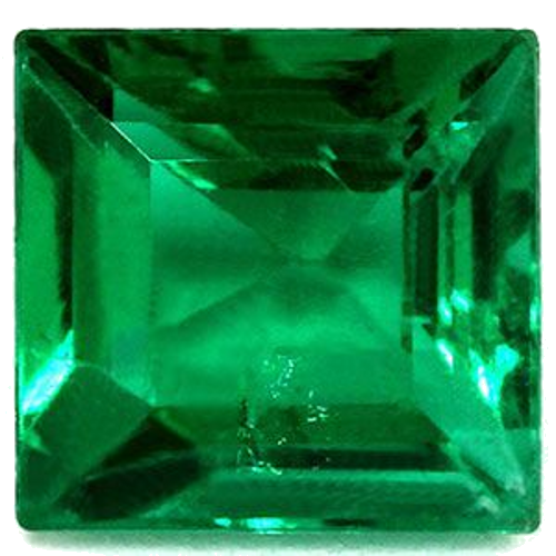 1.28 carat GREEN Square Smaragdas (1)