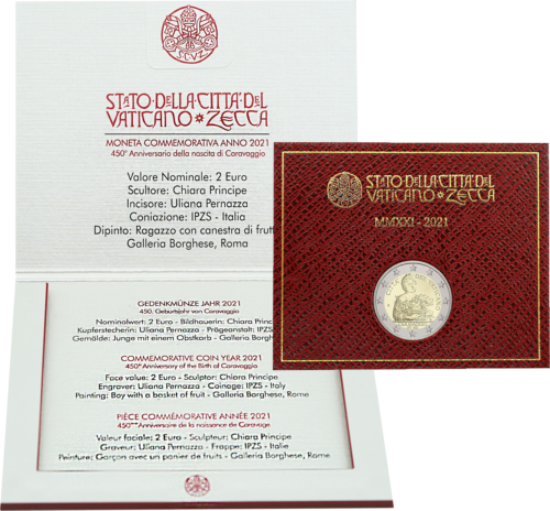 2021 Vatican Caravaggio 2 euro coin (2)