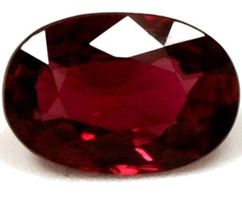 1.0 carat RED Oval Rubinas (1)