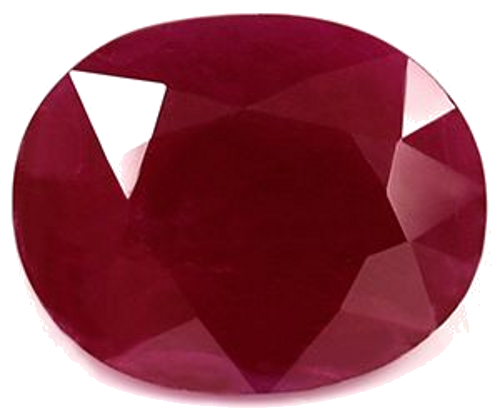 3.9 carat RED Oval Rubinas (1)