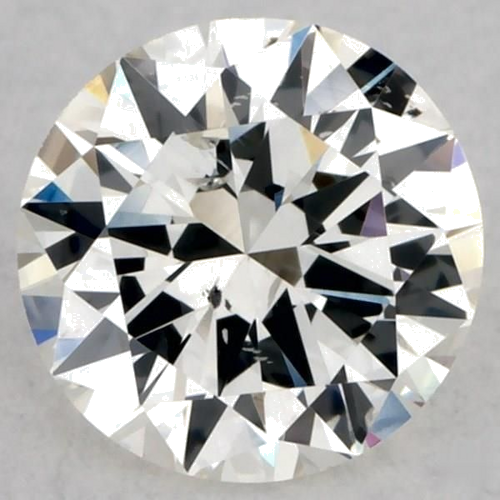 0.4 carat J-SI1 Very Good cut Natūralus Round Deimantas (1)