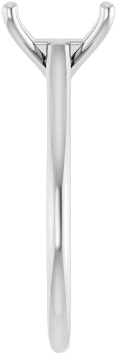 Sužadėtuvių Žiedas „Solitaire“ 417 Baltojo Aukso Square 7mm (4)