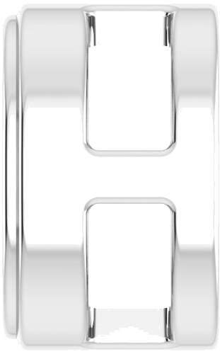 14K White 5x3.2 mm Oval Rose-Cut Bezel-Set Pendant Mounting (3)